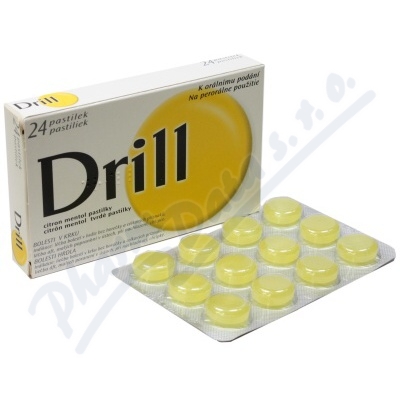 Drill Citron Mentol 3mg/0.2mg pas.24