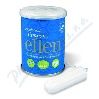 Probiotické tampóny ellen - Super 8 ks