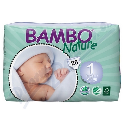 Bambo Nature New Born plen.k. 2-4kg 28ks
