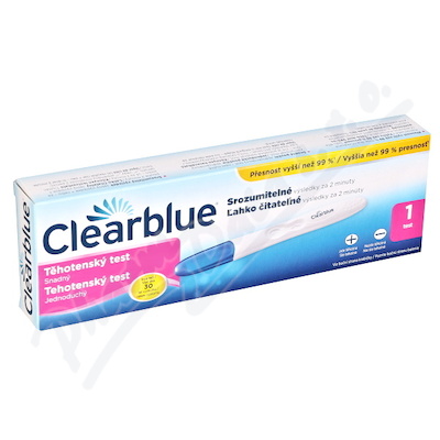 Clearblue EASY -snadný těhotenský test 1ks