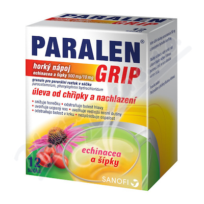 Paralen Grip horký Echin+šípky por.gra.sol.scc.12