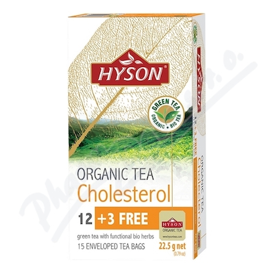 HYSON organický čaj na CHOLESTEROL 15x1.5g
