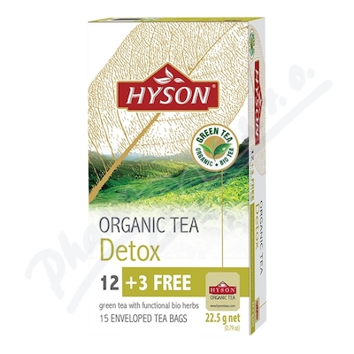 HYSON organický čaj DETOX 15x1.5mg