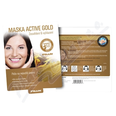 Maska ACTIVE GOLD Zesvětlení a vyhlazení 25g