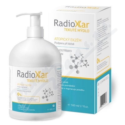 RadioXar tekuté mýdlo s nanostříbr.+kaolinem 500ml