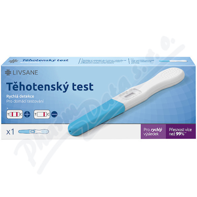 LIVSANE Test těhotenský rychlá detekce 1ks CZ
