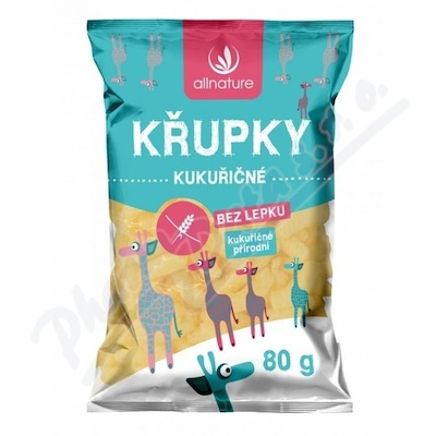 Allnature Kukuřičné křupky 80g