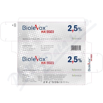 Biolevox HA one 2.5% injekční gel 4.8ml