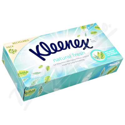 KLEENEX Kapesníky papírové Natural Fresh Box 72ks