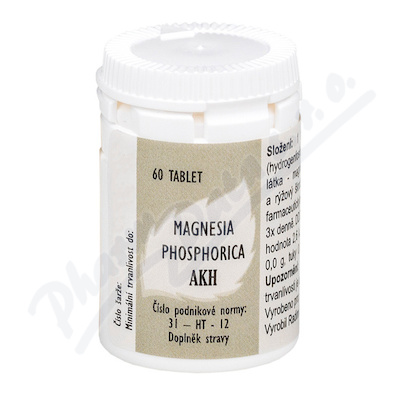 Magnesia phosphorica AKH tbl.60