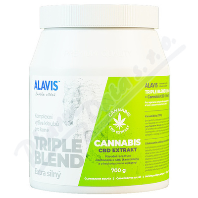 ALAVIS Triple blend Extra silný+ Cannabis CBD 700g