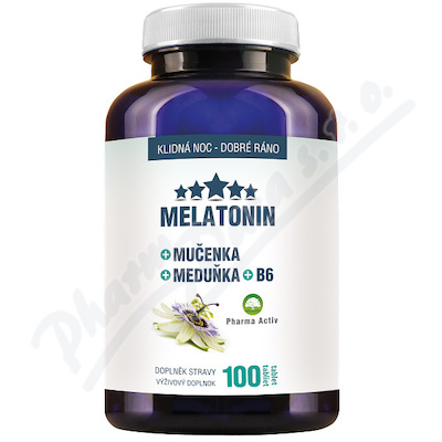Melatonin Mučenka Meduňka B6 100 tablet