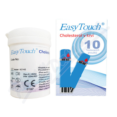 Proužky EASY TOUCH cholesterol 10ks