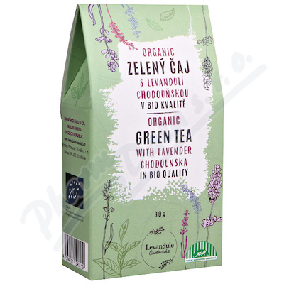 BIO Zelený čaj s levandulí chodouňskou 30g
