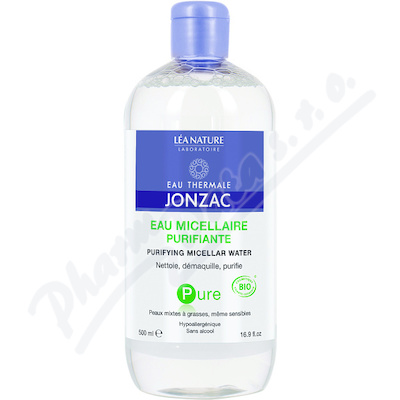 JONZAC PURE Micelární voda smíšená pleť BIO 500ml