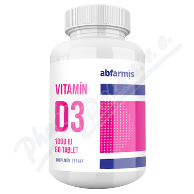 Abfarmis Vitamín D3 1000IU tbl.60