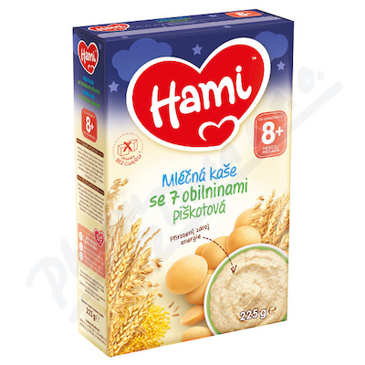 Hami ml. kaše se 7 obilninami piškotová DN 225g 8M