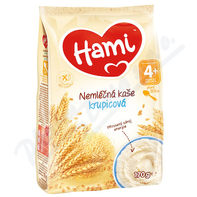 Hami Nemléčná kaše krupicová 170g 4M+