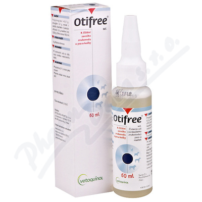 Otifree čistění zevního zvukovodu pes/kočka 60ml