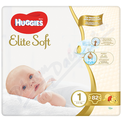 HUGGIES Elite Soft 1 3-5kg 82ks