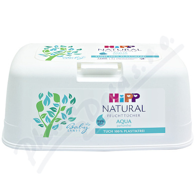 HiPP BABYSANFT Čist.vlh.ubrousky AQUA 60ks + BOX