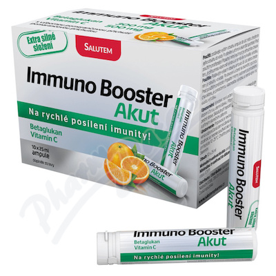 Immuno Booster Akut 10 ampulí s pomeranč. příchutí