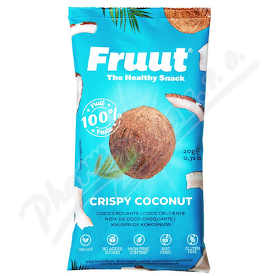 Fruut Sušené kokosové křupavé plátky 20g