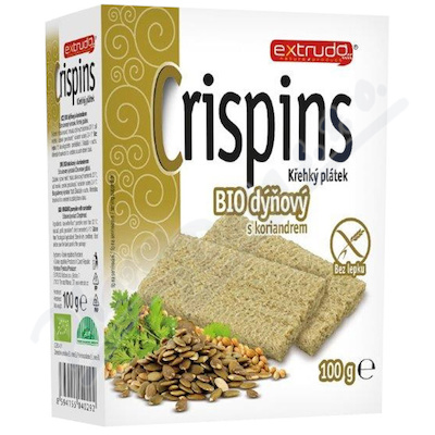 Crispins BIO dýňový s koriandrem 100g