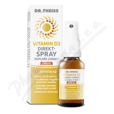 Dr.Theiss Vitamin D3 2000IU direkt-spray 20ml