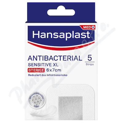 Hansaplast Med Sensitive sterile náplast 6x7cm 5ks
