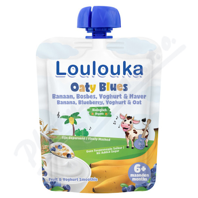 Loulouka Oaty blues kapsička BIO 90g 6M