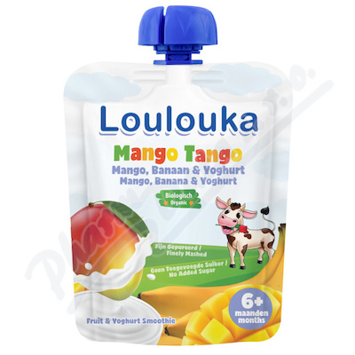 Loulouka Mango Tango s jogurt.kapsička BIO 90g 6M