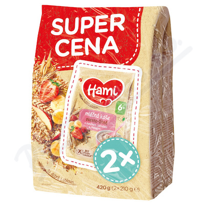 Hami ml.kaše oves.žit.ban.jaho.mali.2x210g SUPER6M