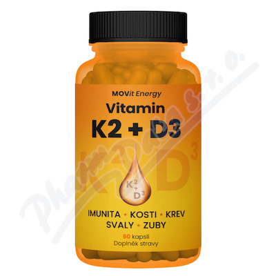 MOVit Vitamin K2 120ug+D3 1000 I.U.25ug cps.60