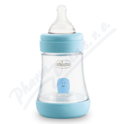 CHICCO Láhev Perfect 5 silikon 150ml chlapec