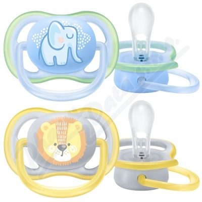 AVENT Šidítko Ultra air Pastel 0-6m.chlapec 2ks