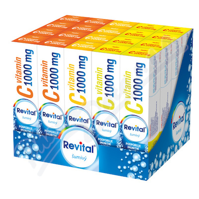 Revital Vitamin C 1000mg 3příchutě eff.tbl.20x20