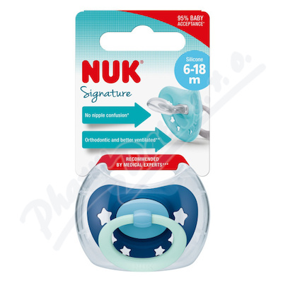 NUK Dudlík Signature 6-18m 1ks BOX 736677