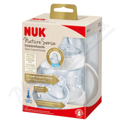 NUK NS láhev na učení s kon.tep.150ml 6-18m 743929