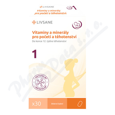 LIVSANE Vitaminy+minerály pro početí+těhot.tbl.30