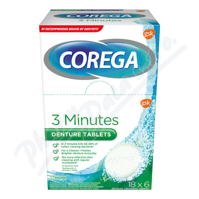 Corega Tabs 3 Minutes Daily cleanser 108ks