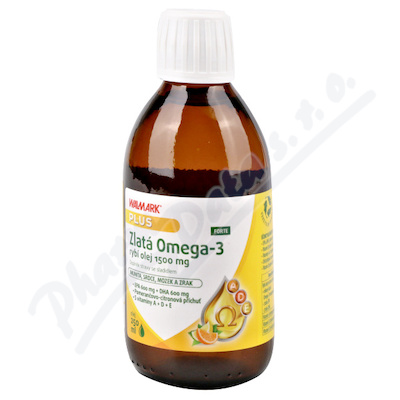 Walmark Zlatá Omega 3 Forte 1500mg 250ml