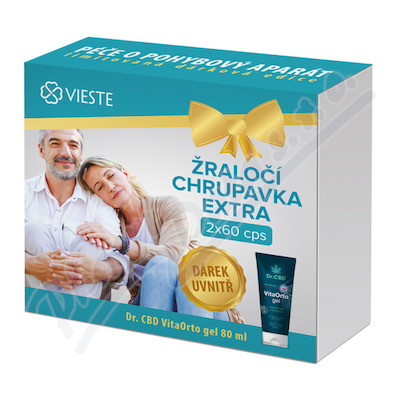 Vieste Žraločí chrupavka Extra cps.2x60+dárek