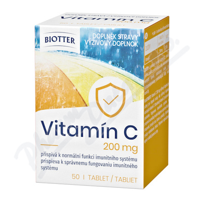 Biotter Vitamín C 200mg tbl.50