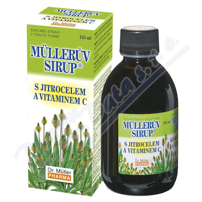 Müllerův sirup s jitrocelem a vitaminem C 245ml