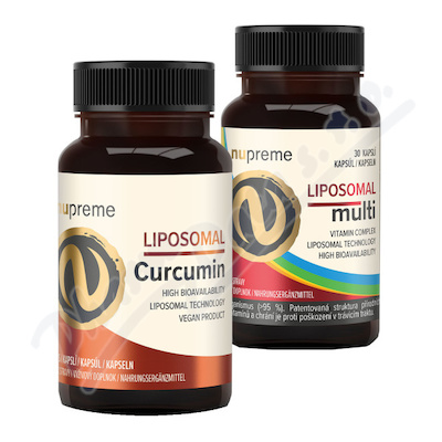 Balíček Lipo.Curcumin+Multi 30+30 kapslí NUPREME