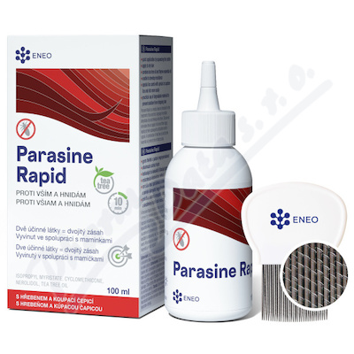 Parasine Rapid 100ml+speciální hřeben+čepice