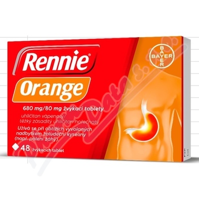 Rennie Orange 680mg/80mg tbl.mnd.48