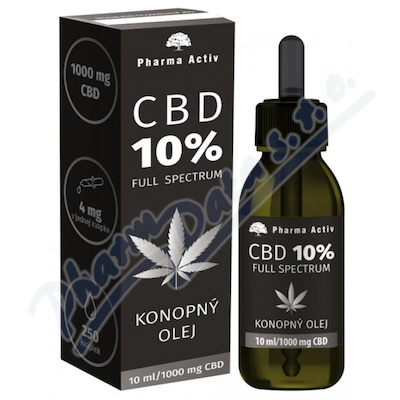 CBD 10% Full Spectrum Konopný olej 1000mg 10ml