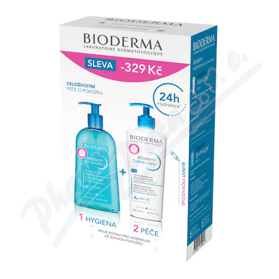BIODERMA Atoderm Gel douche+Créme Ultra set